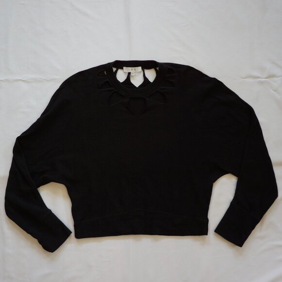 IRO Black Cotton Sweater Size XS - Picture 1 of 8
